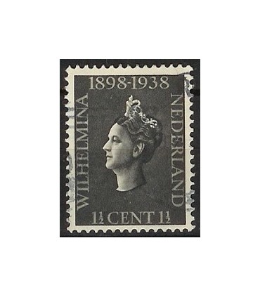 310 Jubileumzegel Wilhelmina (o)