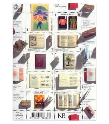 3452 - 3461 Jaar van het Boek (xx) vel