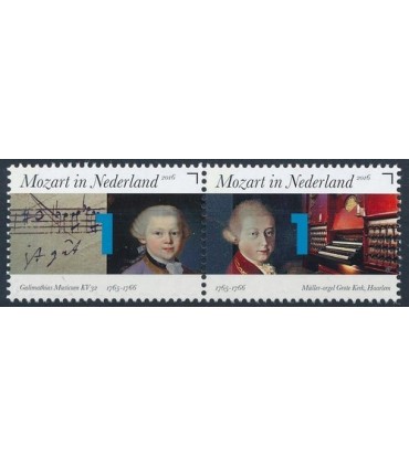 3414 - 3415 Mozart orgel-bladmuziek (xx)