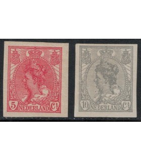 082 - 083 Koningin Wilhelmina (xx)