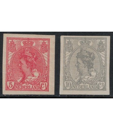 082 - 083 Koningin Wilhelmina (xx)