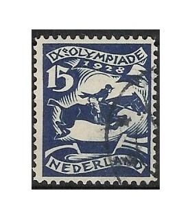 218 Olympiade zegel (o)