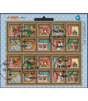 2778 - 2787 Decemberzegels (o) logo AH