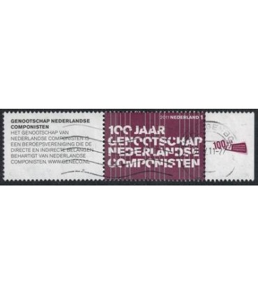 2820 Jubileum zegel componisten (o) TAB6