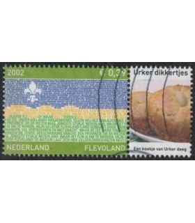 2076 Provinciezegel TAB (o) Urker dikkertjes rechts