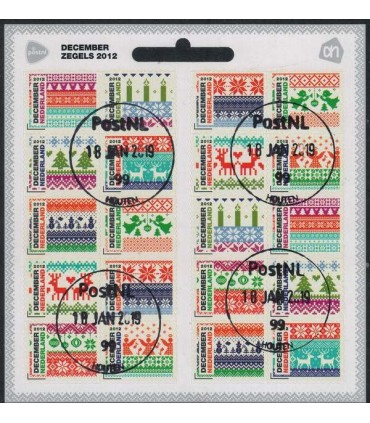 3002 - 3011 Decemberzegels (o) logo AH