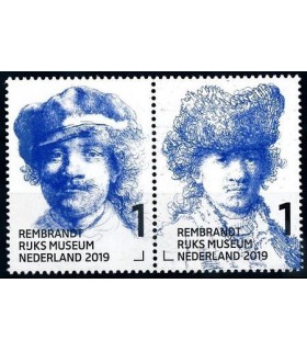 3723 - 3724 Rembrandt in het Rijksmuseum (xx) paar