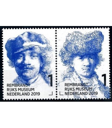 3723 - 3724 Rembrandt in het Rijksmuseum (xx) paar
