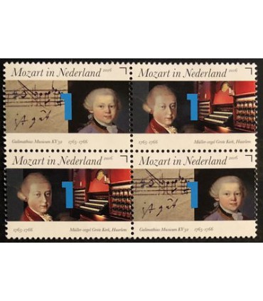 3414 - 3415 Mozart orgel-bladmuziek (xx)
