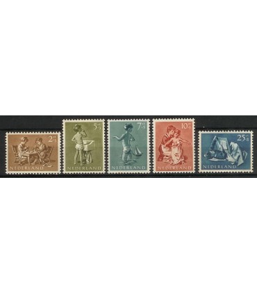 649 - 653 Kinderzegels (xx)