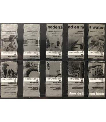 2152 - 2161 Nederland water (xx) los TAB