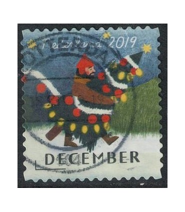 3807 Kerstzegel (o)
