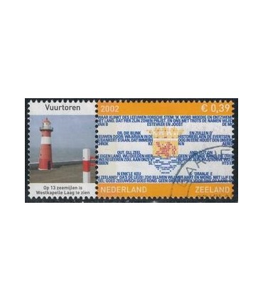 2075 Provinciezegel TAB (o) vuurtoren links