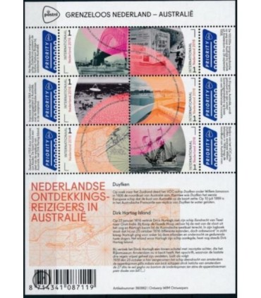 3441 - 3446a Grenzeloos Nederland - Australië (xx)