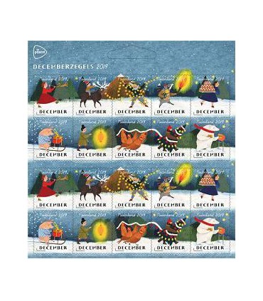 3799 - 3808 Kerstzegels (xx)