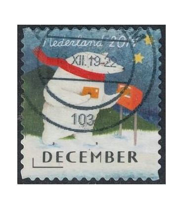 3808 Kerstzegel (o)