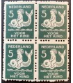 R83 Kinderzegel (xx) blok van vier
