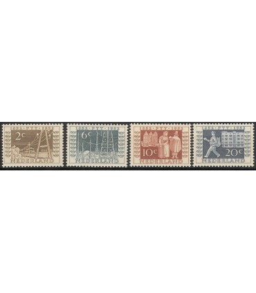 592 - 595 Tentoonstellingszegels ITEP (x)