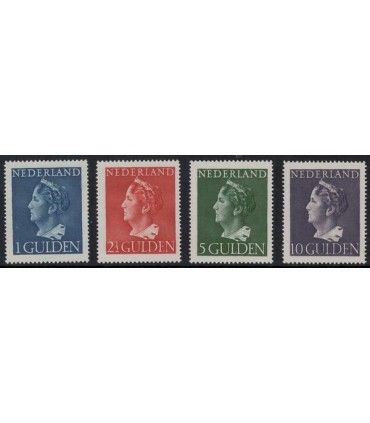 346 - 349 Koningin Wilhelmina (x) 3.