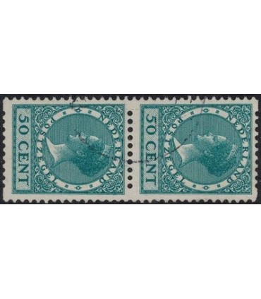 R70 Koningin Wilhelmina (o) verticaal paar