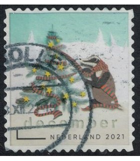 3982 Kerstzegel (o)