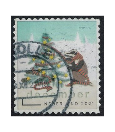 3982 Kerstzegel (o)