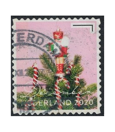 3893 Kerstzegel (o)