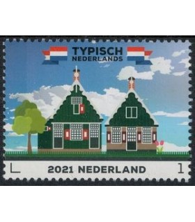 3920 Typisch Nederlands Houten Huizen (xx)
