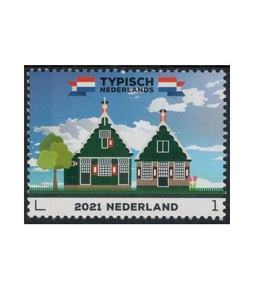 3920 Typisch Nederlands Houten Huizen (xx)
