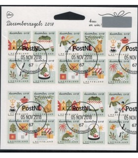 3698 - 3707 Kerstzegels (o)