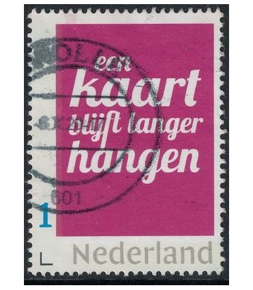 Een kaart blijft langer hangen (o)