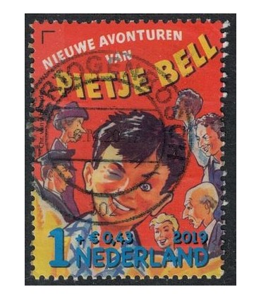 3786 Kinderpost zegel Pietje Bell (o)