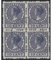 R45 Koningin Wilhelmina (o) blok van vier