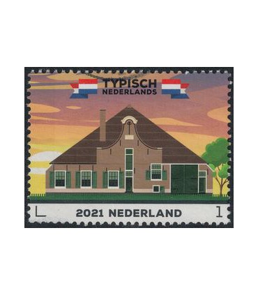 3909 Typisch Nederlands Stolp Boerderij (o)