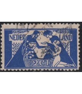 134 Toorop zegel (o) 2.