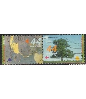 2510 - 2511a bomen paar (o)