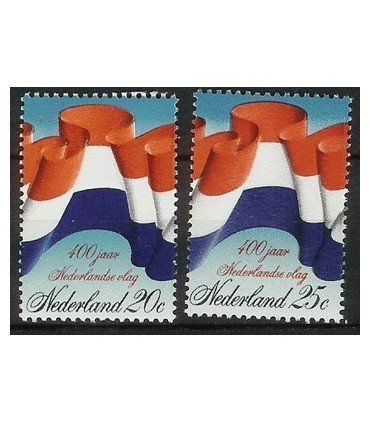 1010 - 1011 NederlandseVlag zegels (xx)