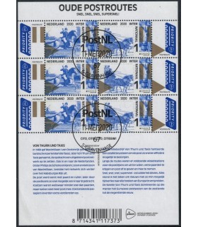 3845 - 3846 Oude postroutes (o) vel