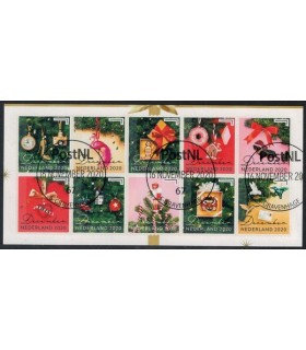 3886 - 3895 Kerstzegel (o) half vel