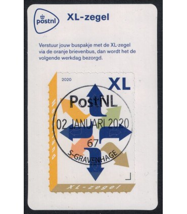 3823 XL-zegel (o)