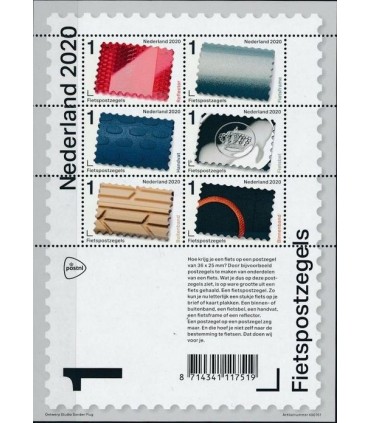 3859 - 3864 Fietspostzegels (xx)