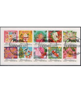4062 - 4071 Kerstzegels (o) 1/2 vel