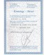 056 - 076 Koningin Wilhelmina (x) certificaat