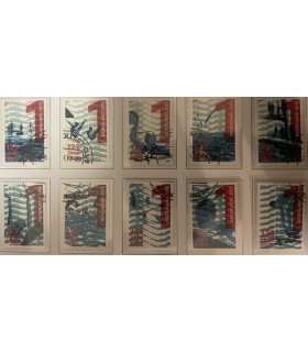 3079 - 3088 125 jaar Zwembond (o) serie