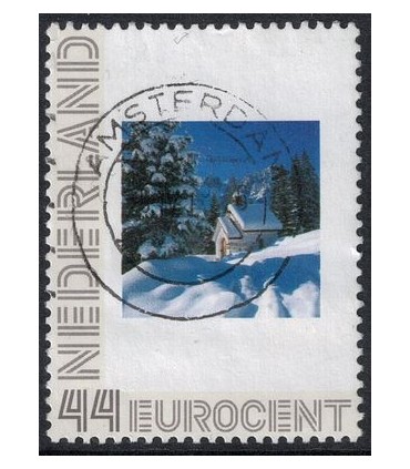 2563 H19 Huisje in de sneeuw (o)