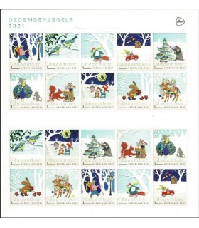 3978 - 3987 Kerstzegels (xx)