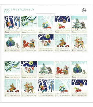 3978 - 3987 Kerstzegels (xx)