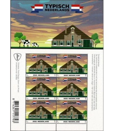 3909 Typisch Nederlands Stolp Boerderij (xx)