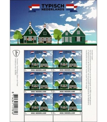 3920 Typisch Nederlands Houten Huizen (xx) vel