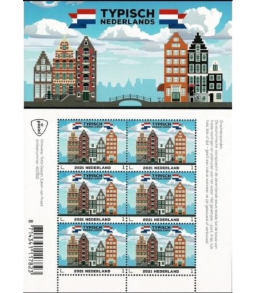 3923 Typisch Nederlands Grachtenpanden (xx) vel